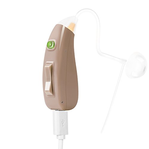 Banglijian Hearing Amplifier Ziv-201A Rechargeable Digital Noise Cancelling Small Size (Fit to Either Ear)