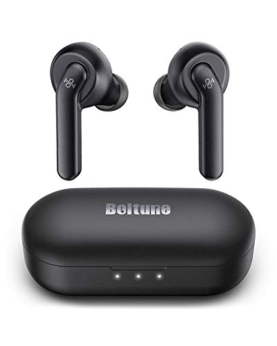 Wireless Earbuds Active Noise Cancelling | Boltune Enhanced Deep Bass Bluetooth Earbuds | Built-in 4 Mics |Touch Control | USB-C Quick Charge | IPX8 Waterproof