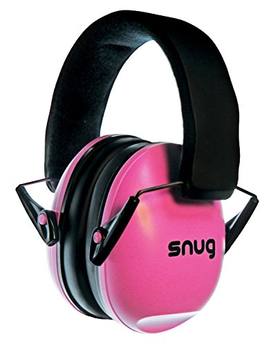 Snug Kids Earmuffs / Best Hearing Protectors - Adjustable Headband Ear Defenders For Children and Adults (Pink)